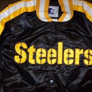 PITTSBURGH STEELERS NFL Starter Snap Down Jacket